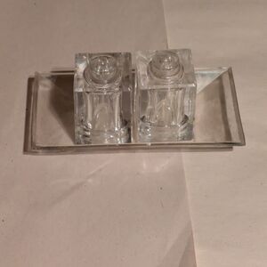 Vintage Mini Salt And Pepper Shaker Tray
